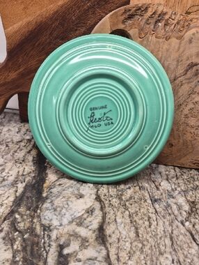 Vintage Retired Fiesta Ware Green Butter Cake Small Plate 6.25"